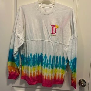 Fun colorful rainbow dye effect spirit jersey Disneyland resort